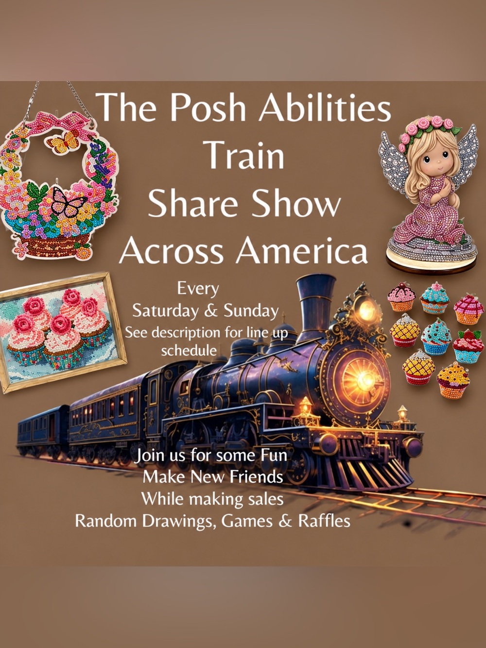 Poshabilities Train @Dazzlindiamondd